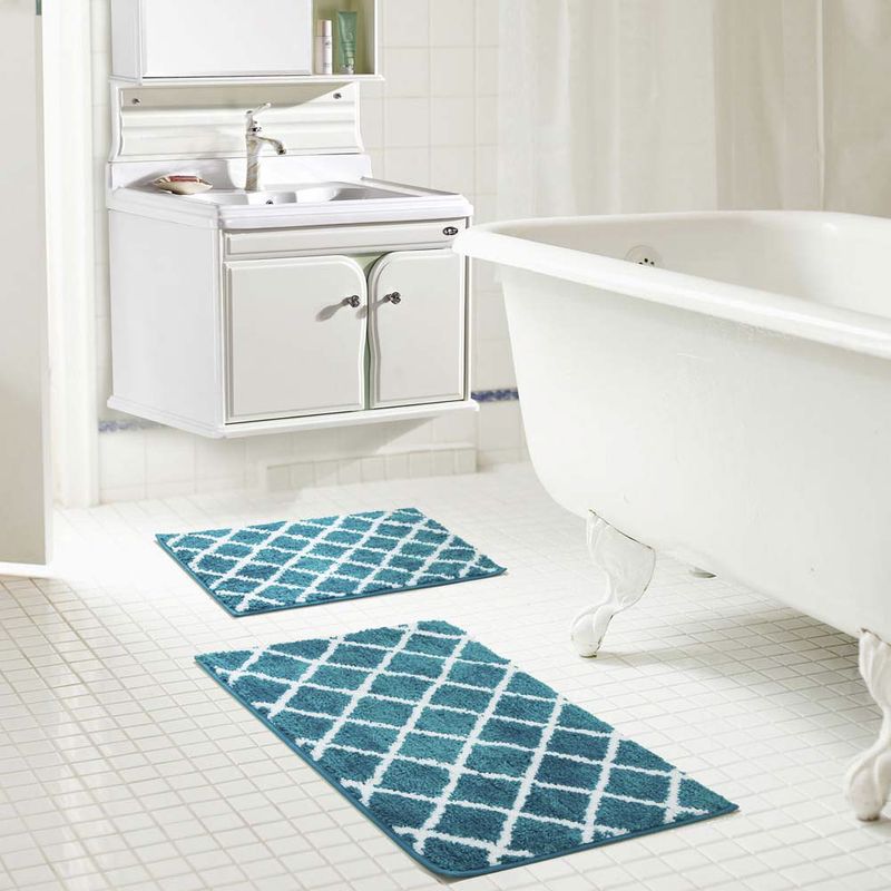 Alfombra De Baño Rt Designer 2 Piezas - Titan