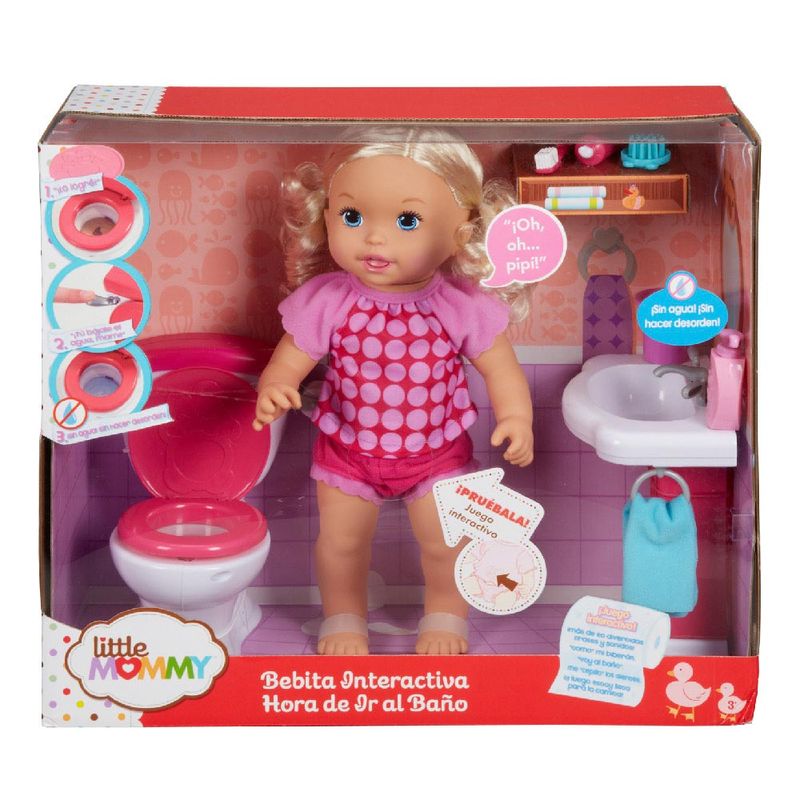 my little mommy hora de ir al baño