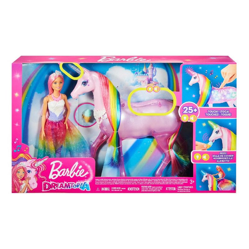 Muñeca Barbie Dreamtopia Mattel Con Unicornio +3a con Ofertas en Carrefour