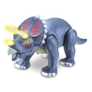 Dinosaurio Dino Mat Triceratops con Luz y Sonido