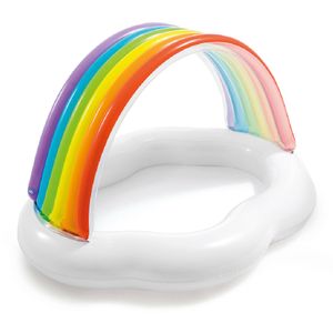 Piscina Para Bebé Intex Rainbow Cloud 142 cm x 119 cm x 84 cm