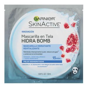 Mascarilla facial Garnier Hidra Bomb 32 g