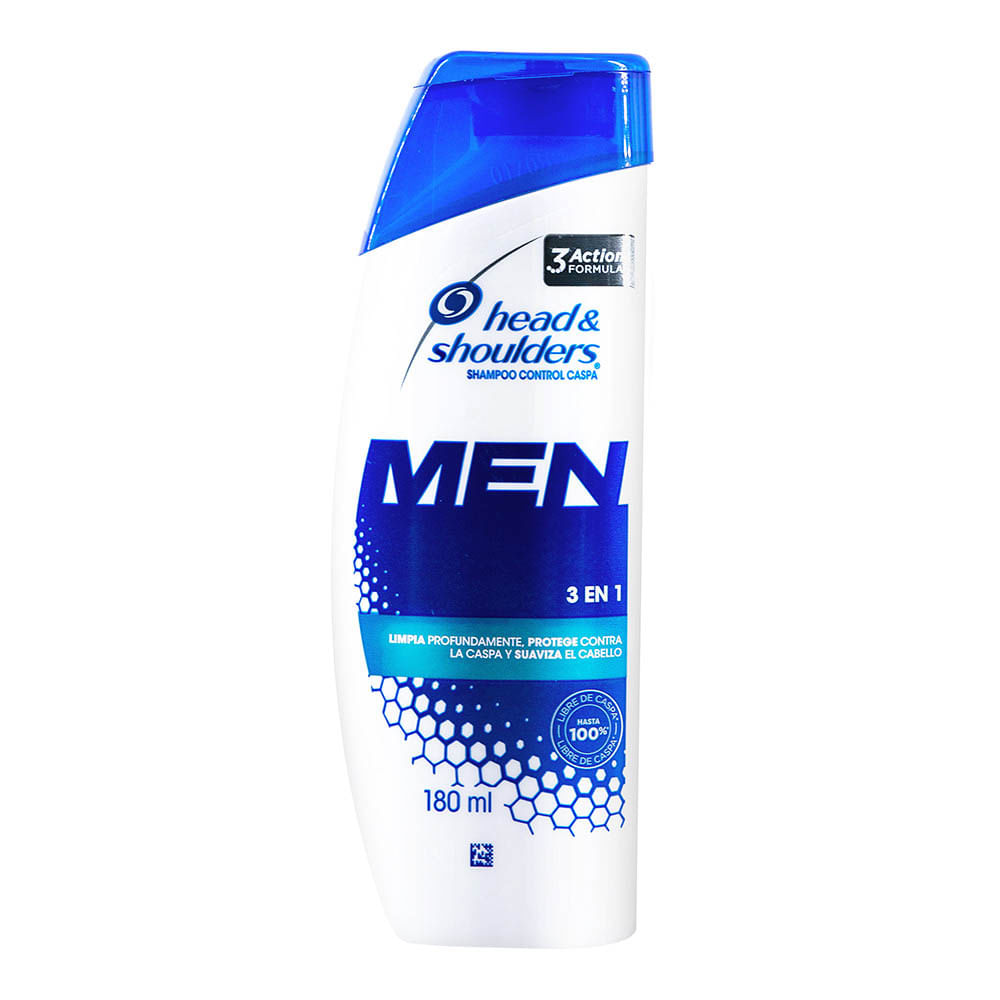 Shampoo Head & Shoulders 3 en 1 Men 180 ml Titan