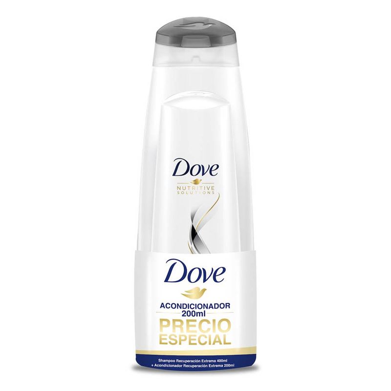 Shampoo + Acondicionador Dove Recuperación Extrema 200ml Titan