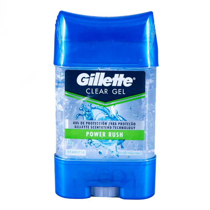 Desodorante Gillette Gel Power Rush 82 g Titan