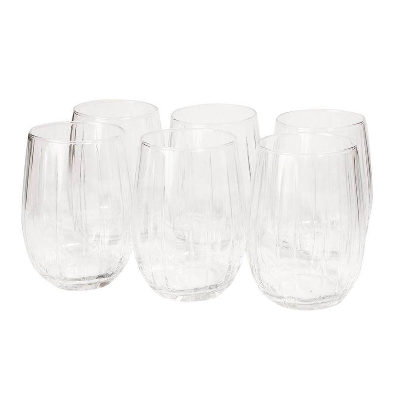 Juego Vasos Rayas 6 Piezas MICA