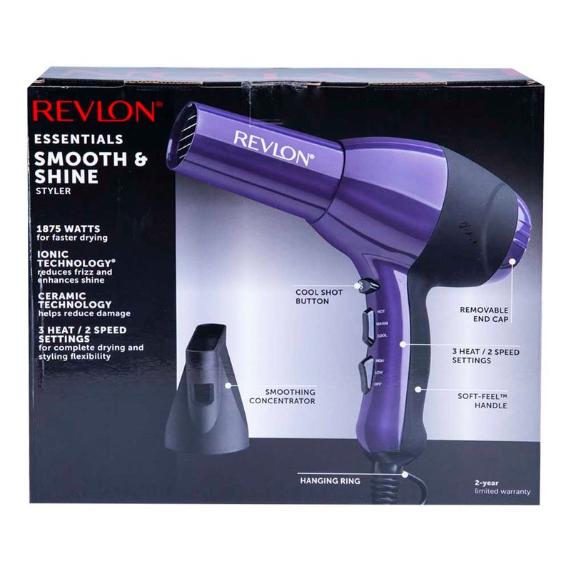 Secadora para Cabello Revlon Suve y Brillante