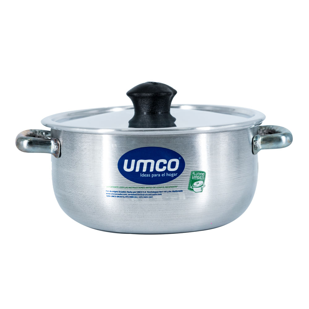 Olla Caldero Brilliance 16 cm con Tapa de Vidrio, Umco, OLLAS, OLLAS, COCINA, HOGAR