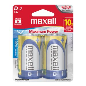 Bateria Alcalina Maxell Tipo Dx2 2 Piezas