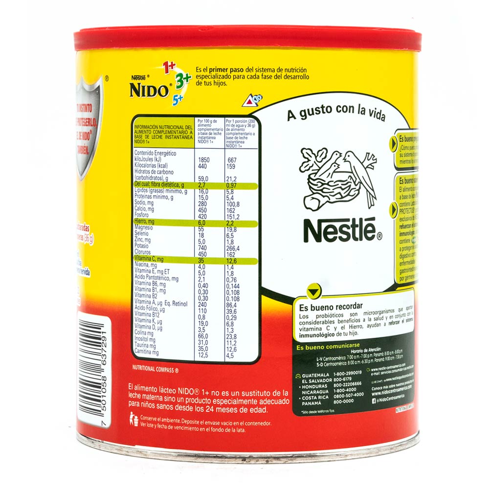 Leche Nestle Nido Crecimiento 1 800 G Titan