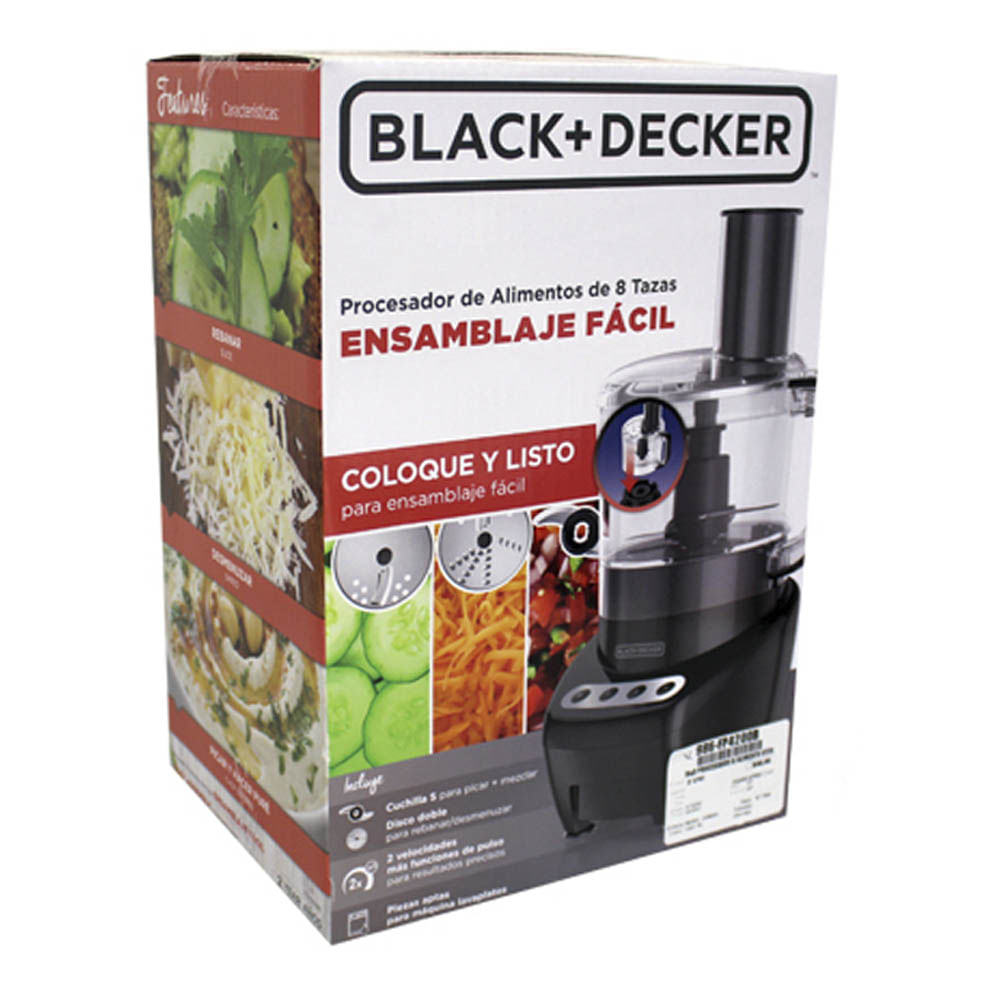 Procesador de Alimentos Black & Decker de 8 Tazas