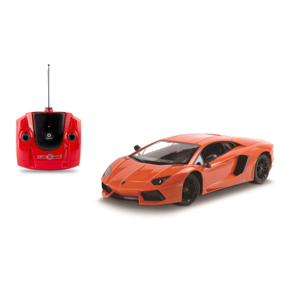 Carro A Control Remoto Lamborghini Naranja A Escala 1:16