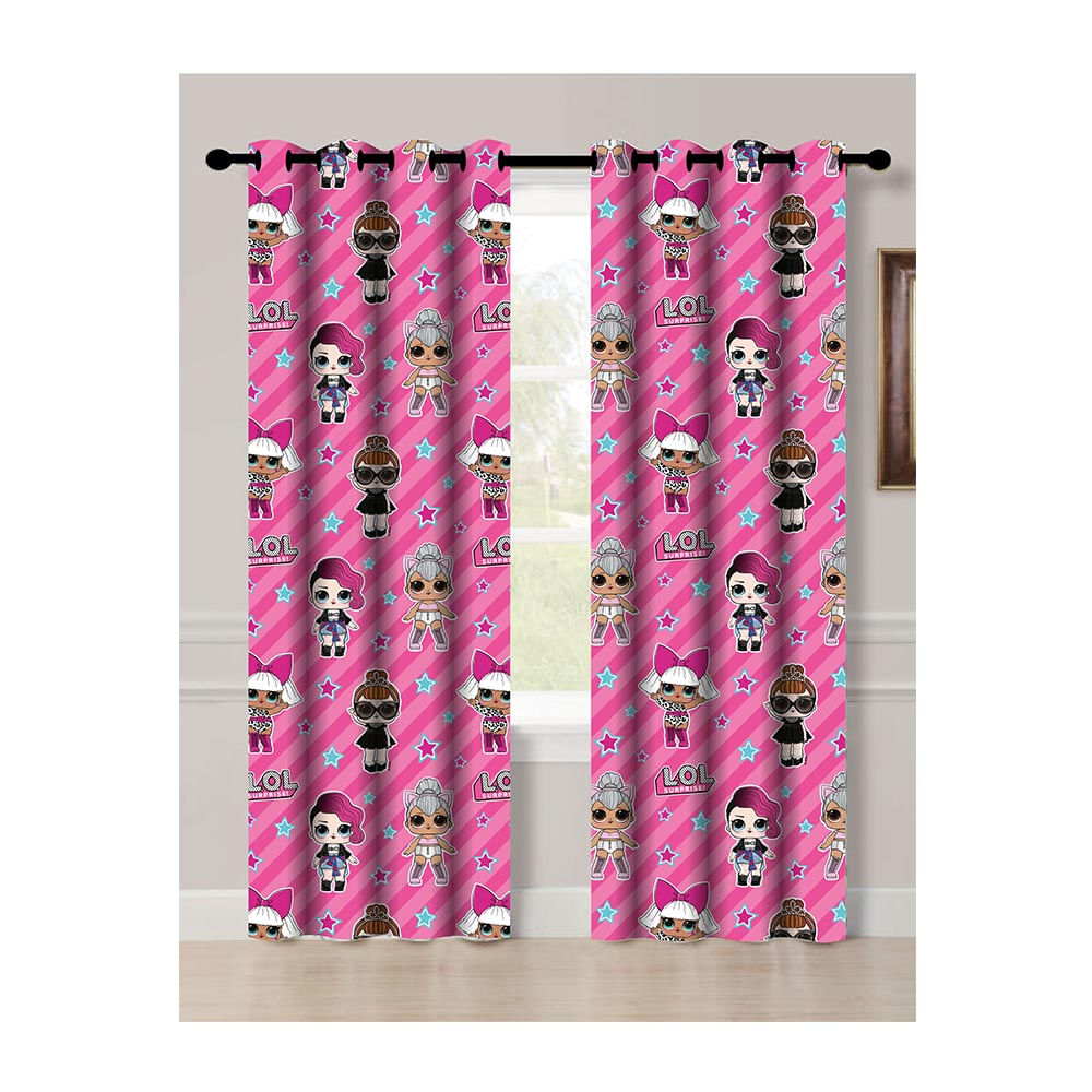 Cortina Infantil LOL Home Accents Con Aros 55 x 84