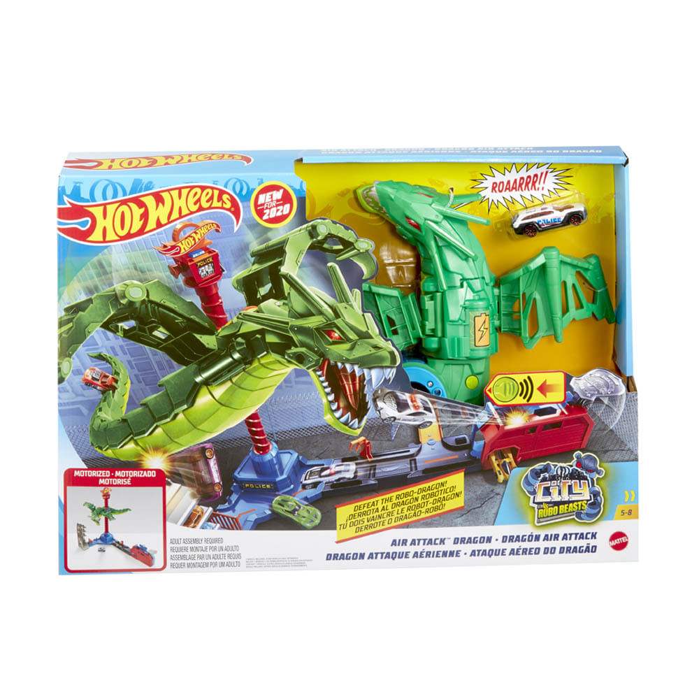 Mattel Hot Wheels - Pista Obstáculo da Cidade Dinossauro - MTFNB05