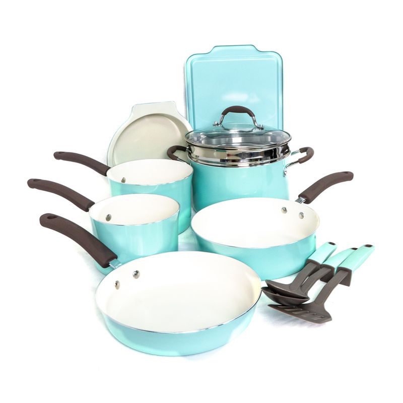 Batería de Cocina Oster con Utensilios 22 Pzas