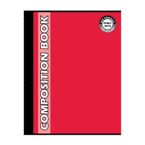 Cuaderno Cosido Mediano Doble Raya Balboa Composition de 200 Páginas - Surtido
