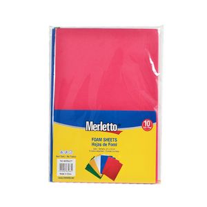 Foami Merletto de 10 Colores 20 cm x 30 cm - Surtido