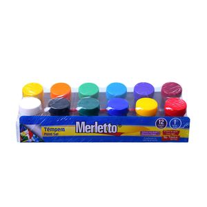 Tempera Merletto 20 ml 12 Colores
