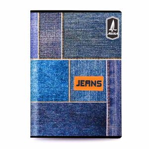 Cuaderno Grapado Raya Ancha Jeans de 160 Páginas