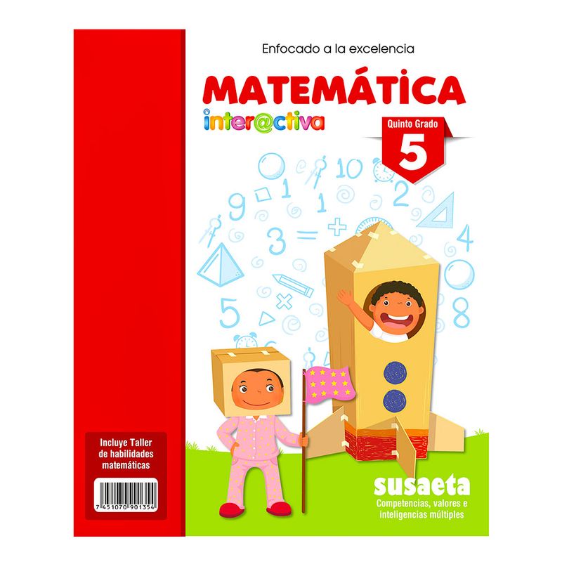 Libro De Texto Susaeta Matematica Interactivo 5 Titan Panama