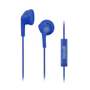 Audífonos Maxell EB-MIC Estéreo Básicos de Botón Azul