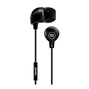 Audífonos IN-BAX Estéreo Básicos Maxell de Tapón de Silicona Negro