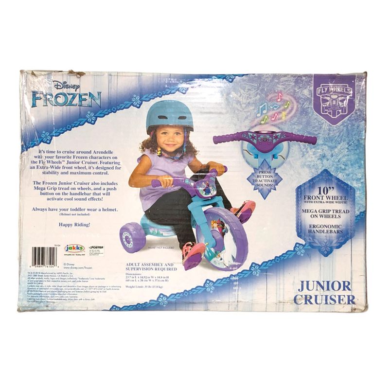 Triciclo De Aprendizaje Frozen Para Niños A Partir De 1 Año - Con Licencia Oficial Disney, Soportaba Hasta 25 Kg
