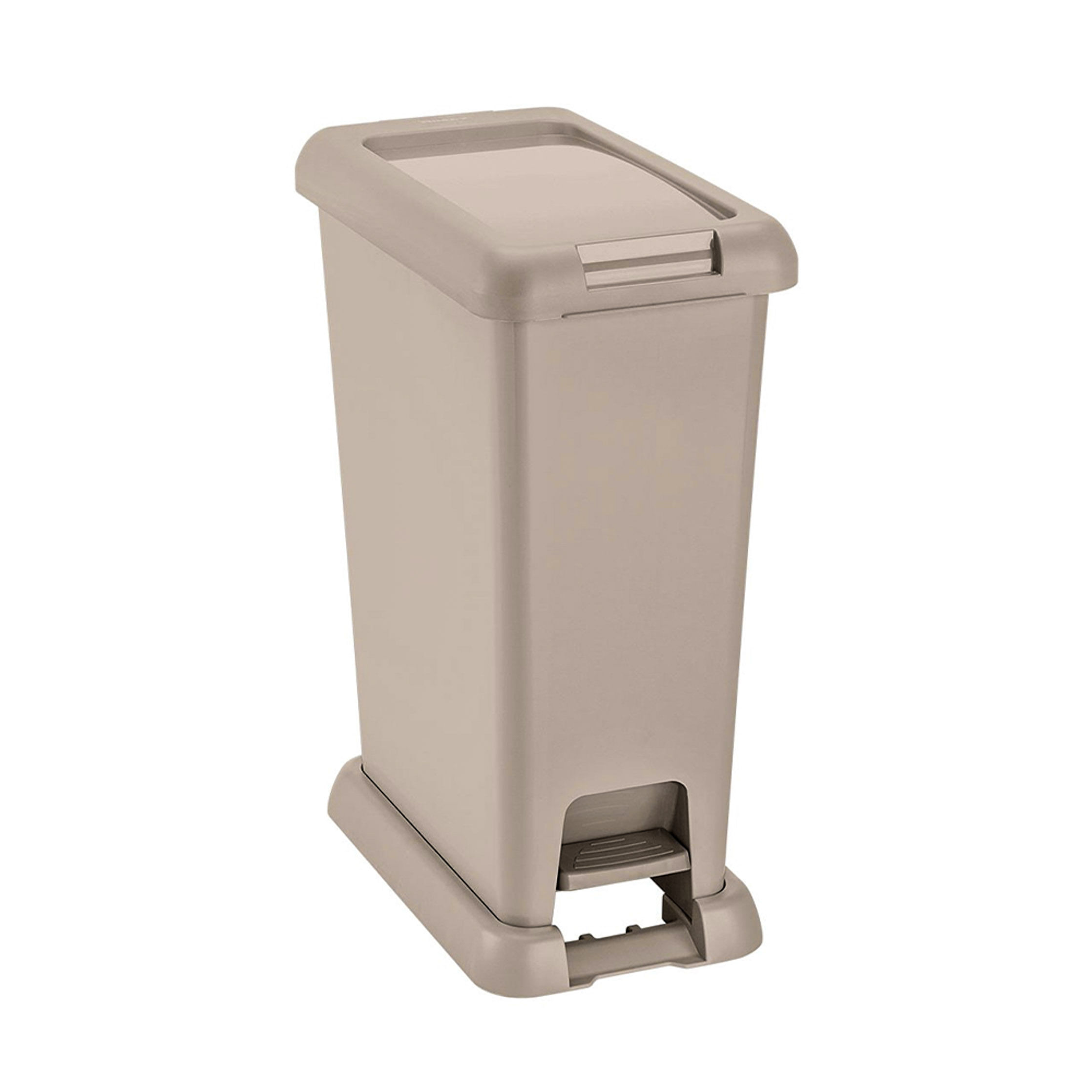 Basurero De Pedestal Rimax 35 L Taupe 3996