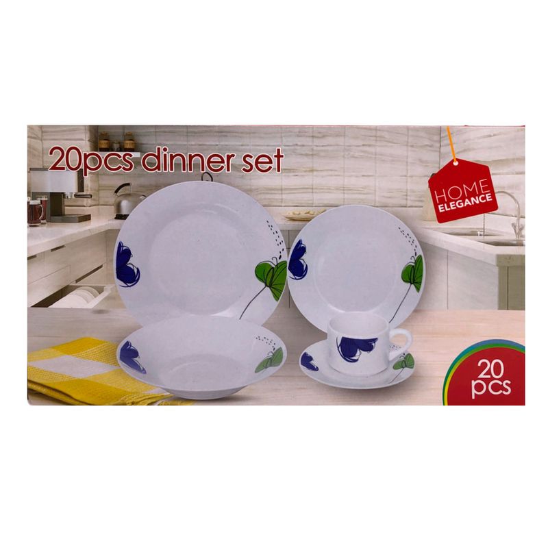 Juego de Vajilla Home Elegance Ceramica 20 Piezas