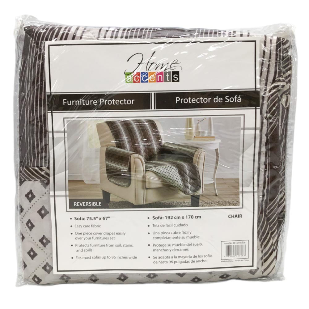 Protector Para Sofá Home Accents 1 Puesto Reversible