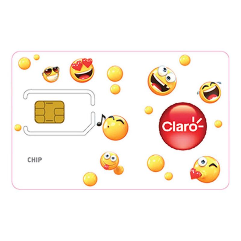Tarjeta SIM CARD Prepago Claro