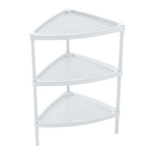 Mesa Esquinera Rimax Triangular 3 Niveles 37.5 cm x 37.5 cm x 77 cm