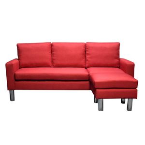 Juego de Sala en Foma L Elements Furniture - Rojo