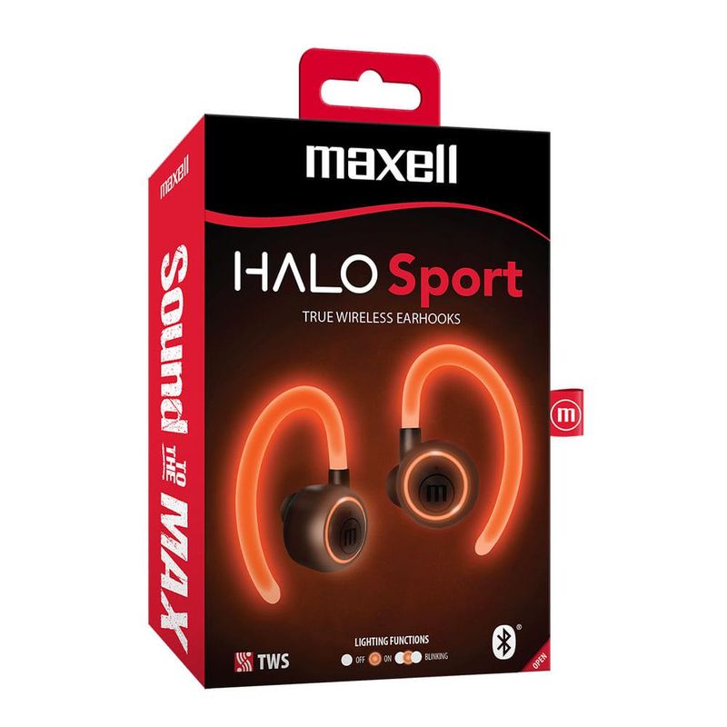 Aud fonos Inalambricos Maxell Halo Sport