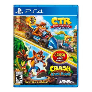 Videojuego Para Playstation 4 Crash Bandicoot Incluye 4 Juegos