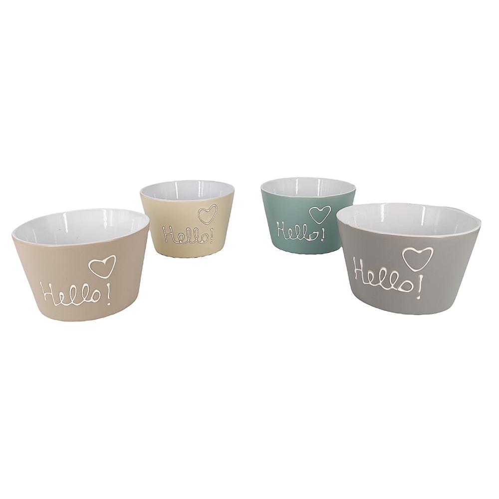 Bowl de Céramica Tabletops Avenue Set de 4 Piezas