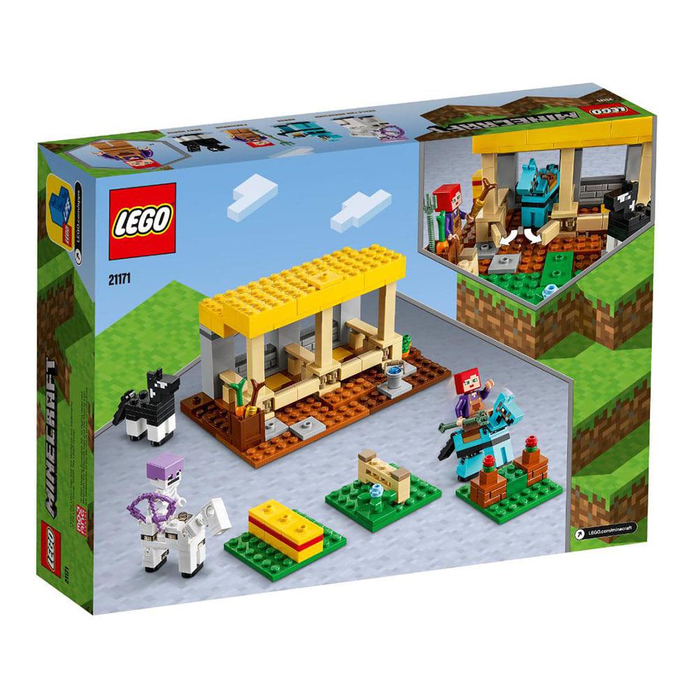 Bloques Lego Establo De Caballo Minecraft