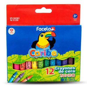 Crayones Jumbo Facela Toys 12 Piezas