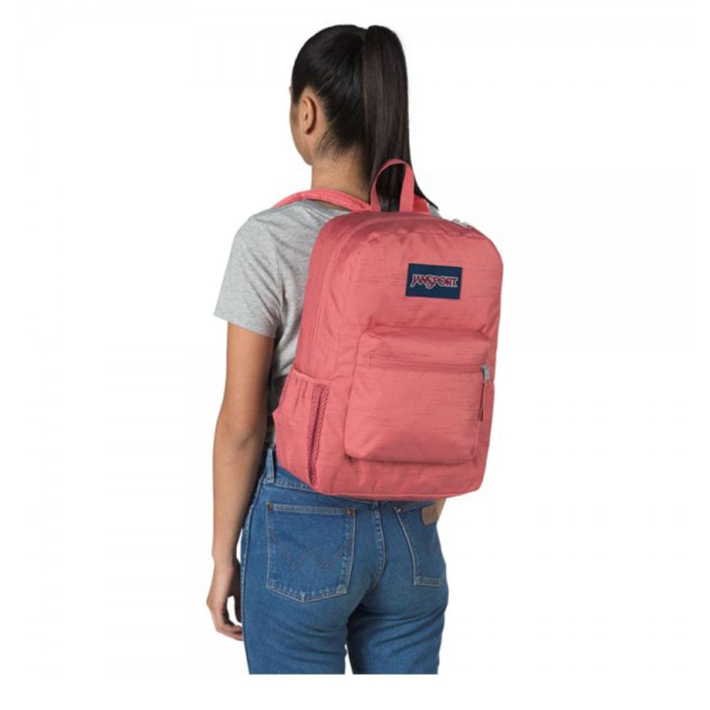 Mochila Jansport Cross Town Remix Slate Rose Slub 2342