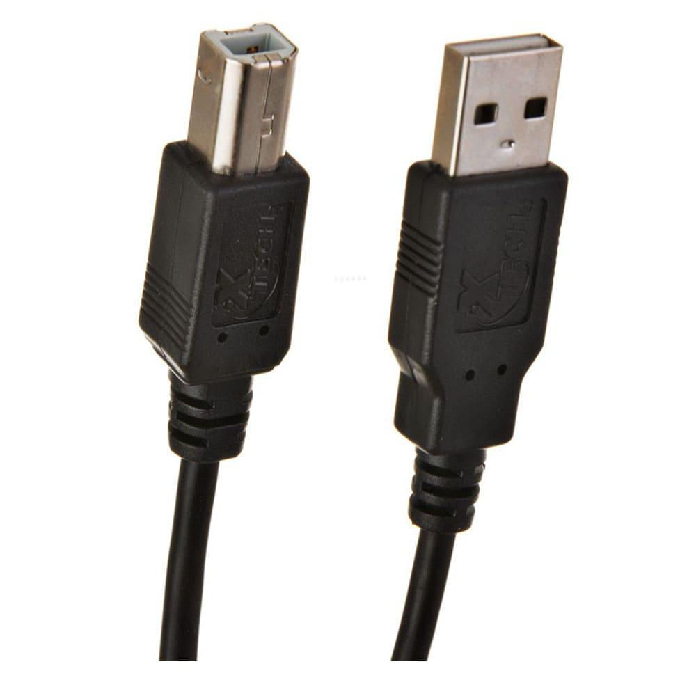 Cable USB Xtech 2.0 A-Macho A B-Macho 6'