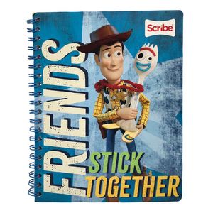 Cuaderno Cosido Grande Raya Ancha Scribe Toy Story 200 Páginas - Surtido