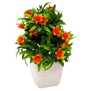 Planta Artificial Con Flores En Pote Home Elegance 8'' - Surtido