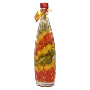 Botella Decorativa Vidrio Con Especies Home Elegance 12''