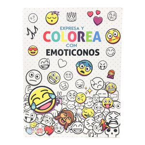 Libro Para Colorear Sicoben de Emoticones 12 Páginas.
