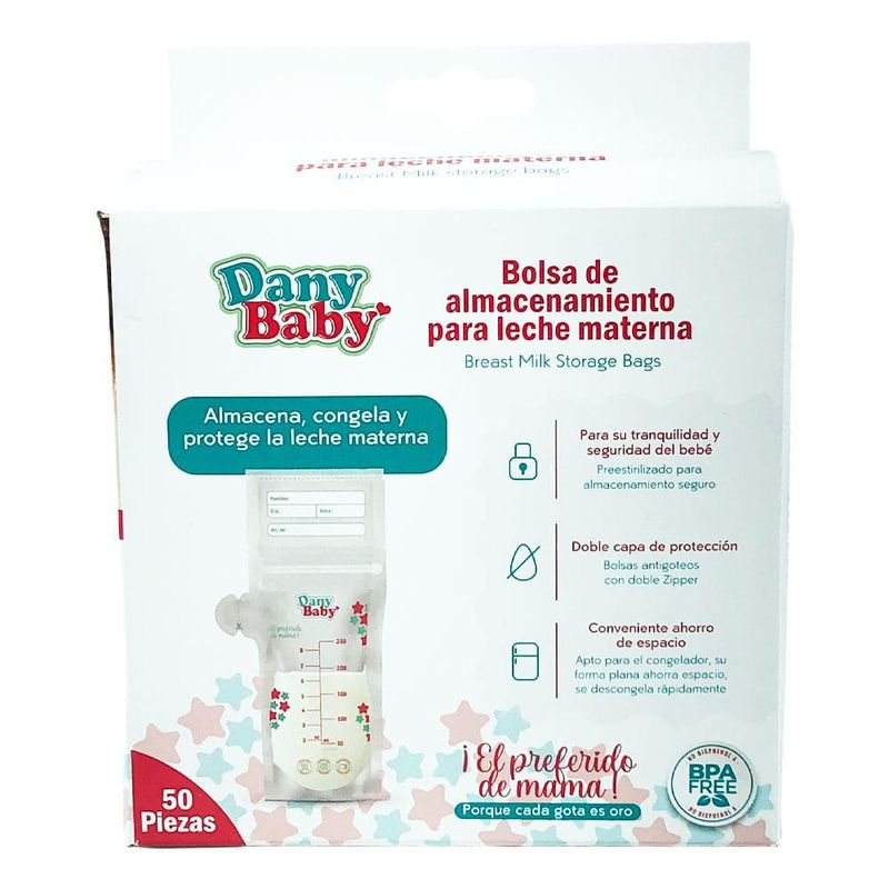 Bolsa De Almacenamiento Para Leche Materna 50 Und + Adaptador X 2 - Baby  World Shop