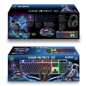 Combo KR Gaming RGB K120 Set 4 Piezas