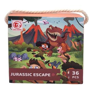 Rompecabezas Star Toys Jurassic Escape 36 Piezas