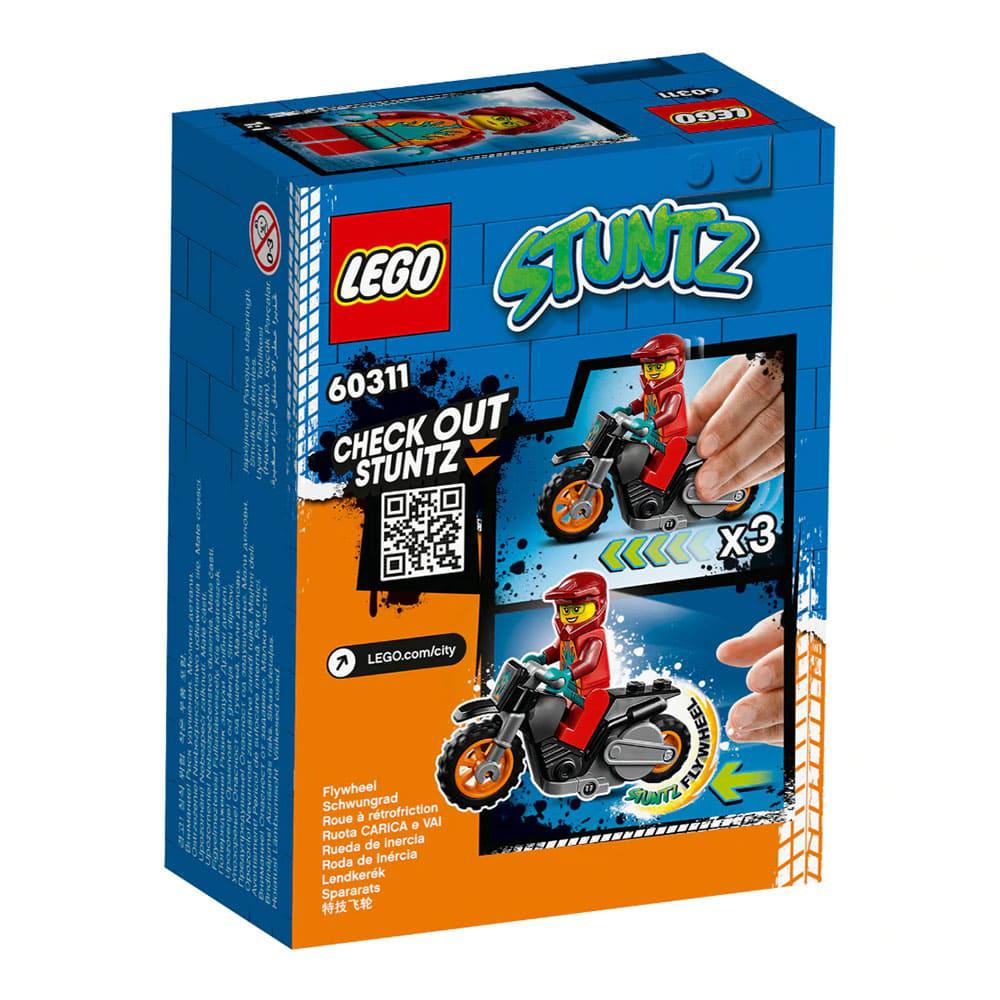 Set bloques Lego Moto acrobática: oso con 10 piezas