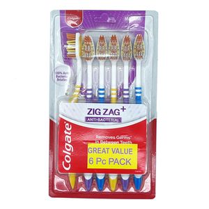Cepillo Dental Colgate Zig Zag 6 Piezas