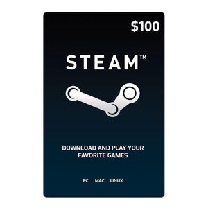 Tarjeta Digital Steam de $100